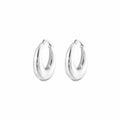 Tubular Silver Earrings